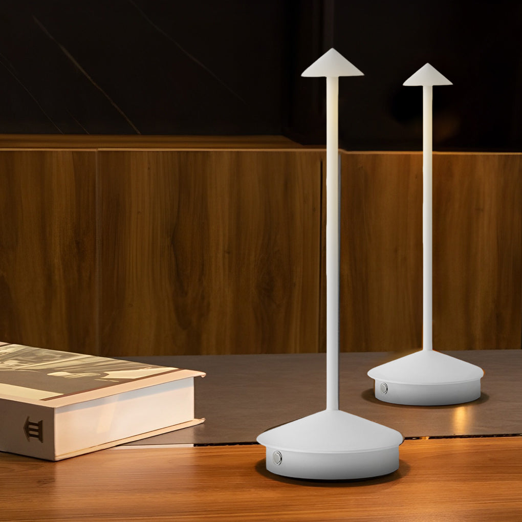 Skorter | LuminZen - Modern spherical desk lamp with RGB color changing and wireless charging