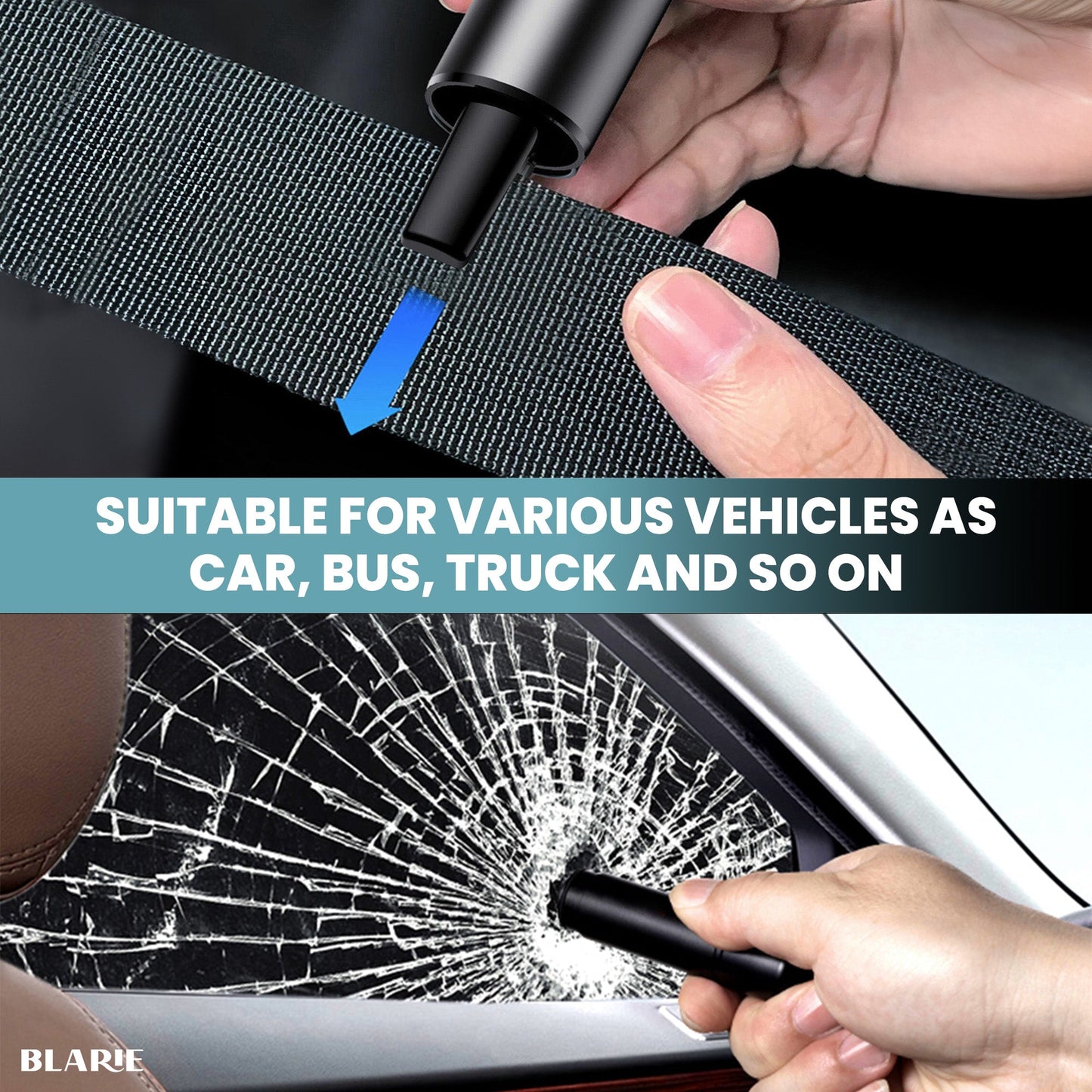 Skorter | Safety Hammer – Essential Auto Escape Tool & Window Breaker for Emergency Situations
