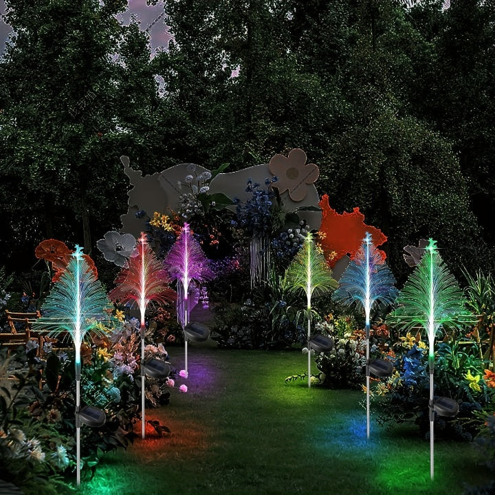 Skorter | LightGarden Solar Set – 3 Color Changing LED Garden Lights on Solar Power
