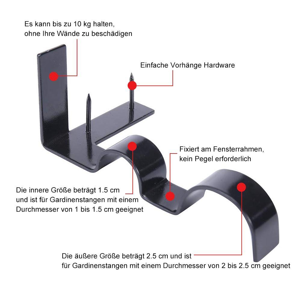 Skorter | Curtain rod brackets 2 pieces