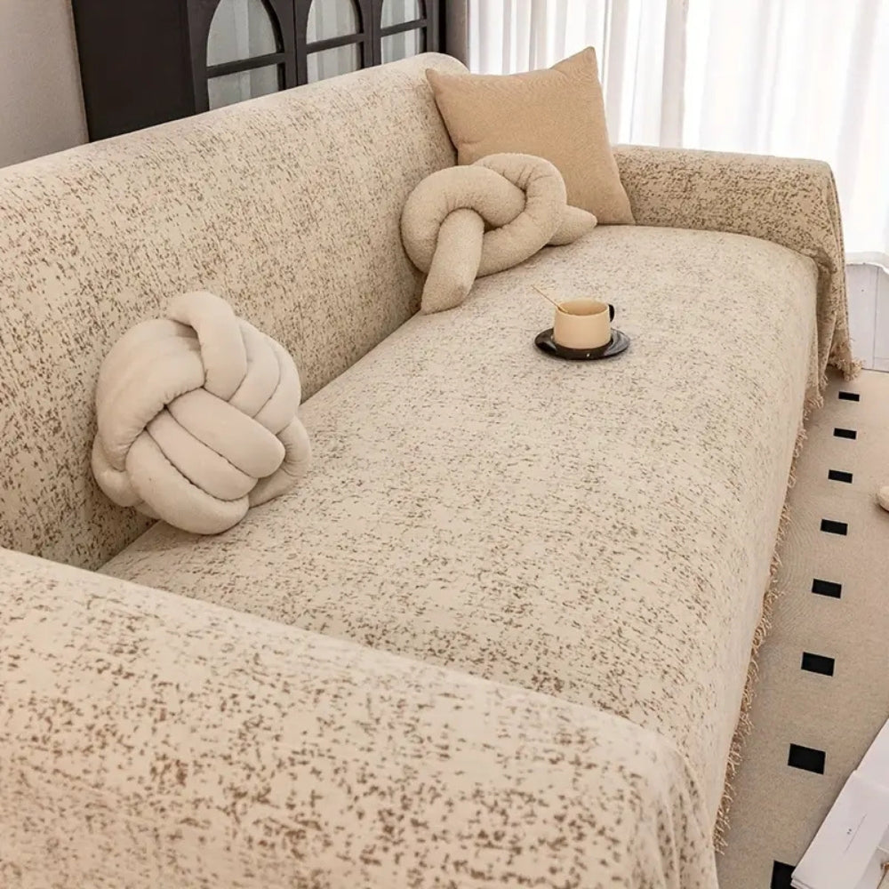 Skorter | Speckled Pattern Chenille Sofa Cover