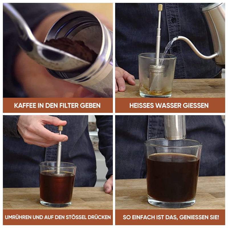 Skorter | (Pre-order, Shipping After June 15th) Manual Coffee Filter Made of Stainless Steel