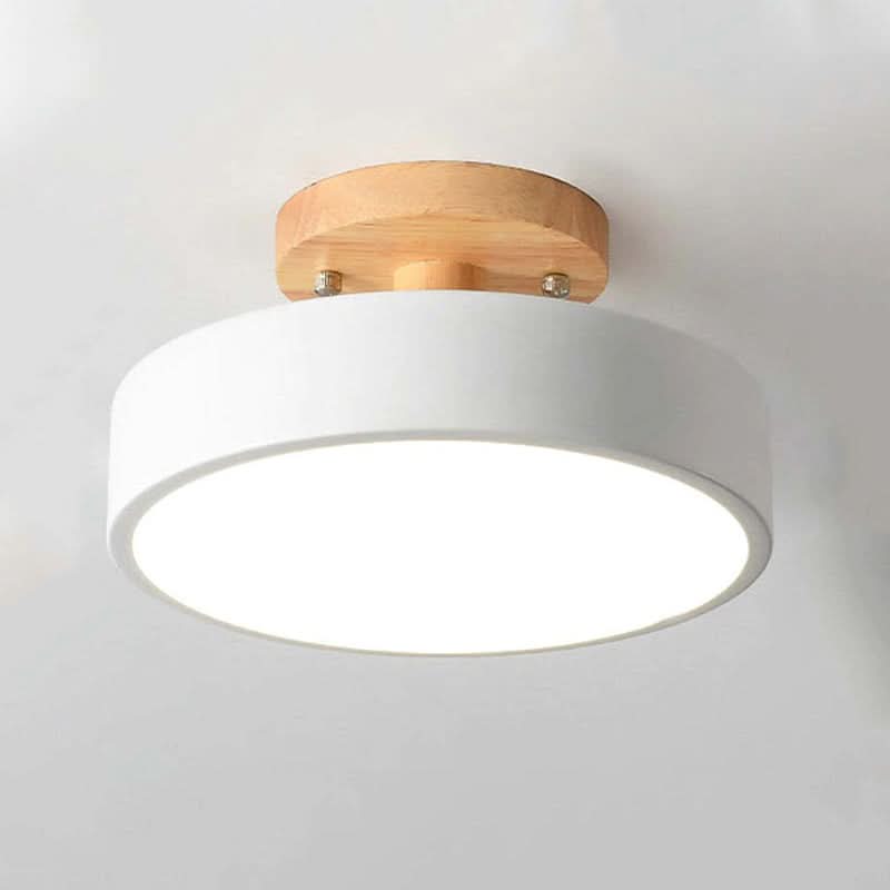 Skorter | Modern Wood LED Ceiling Light with Dimmable Function