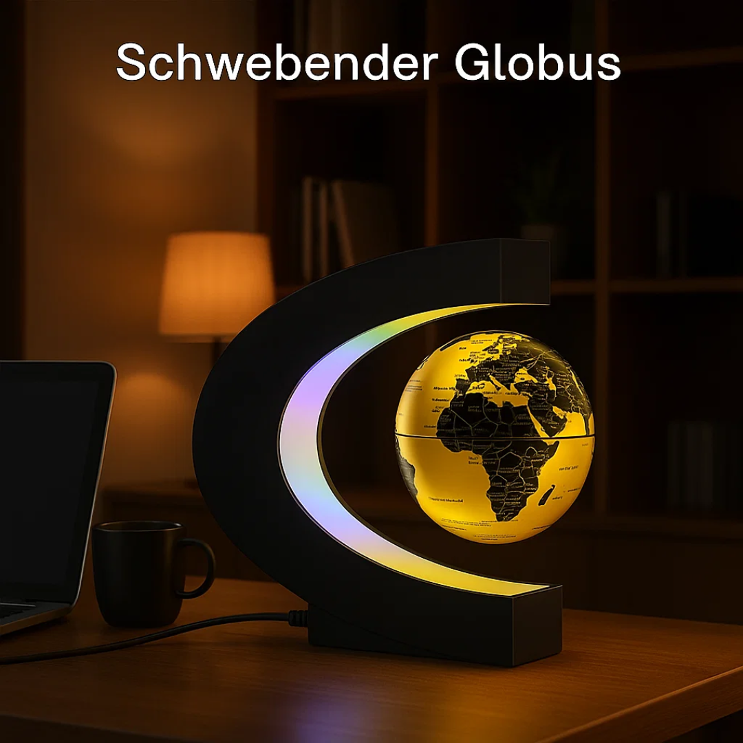 Skorter | AstroGlobe LED World Globe – Floating Globe Lamp with Magnetic Suspension