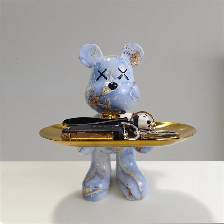 Skorter | CraftBear - Bear statue with tray