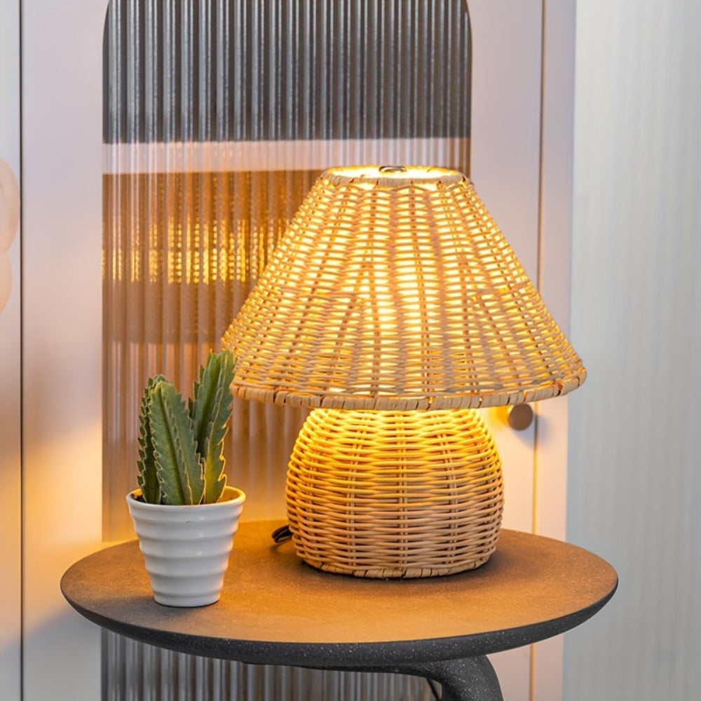 Skorter | Noya Rattan Table Lamp Home Decor
