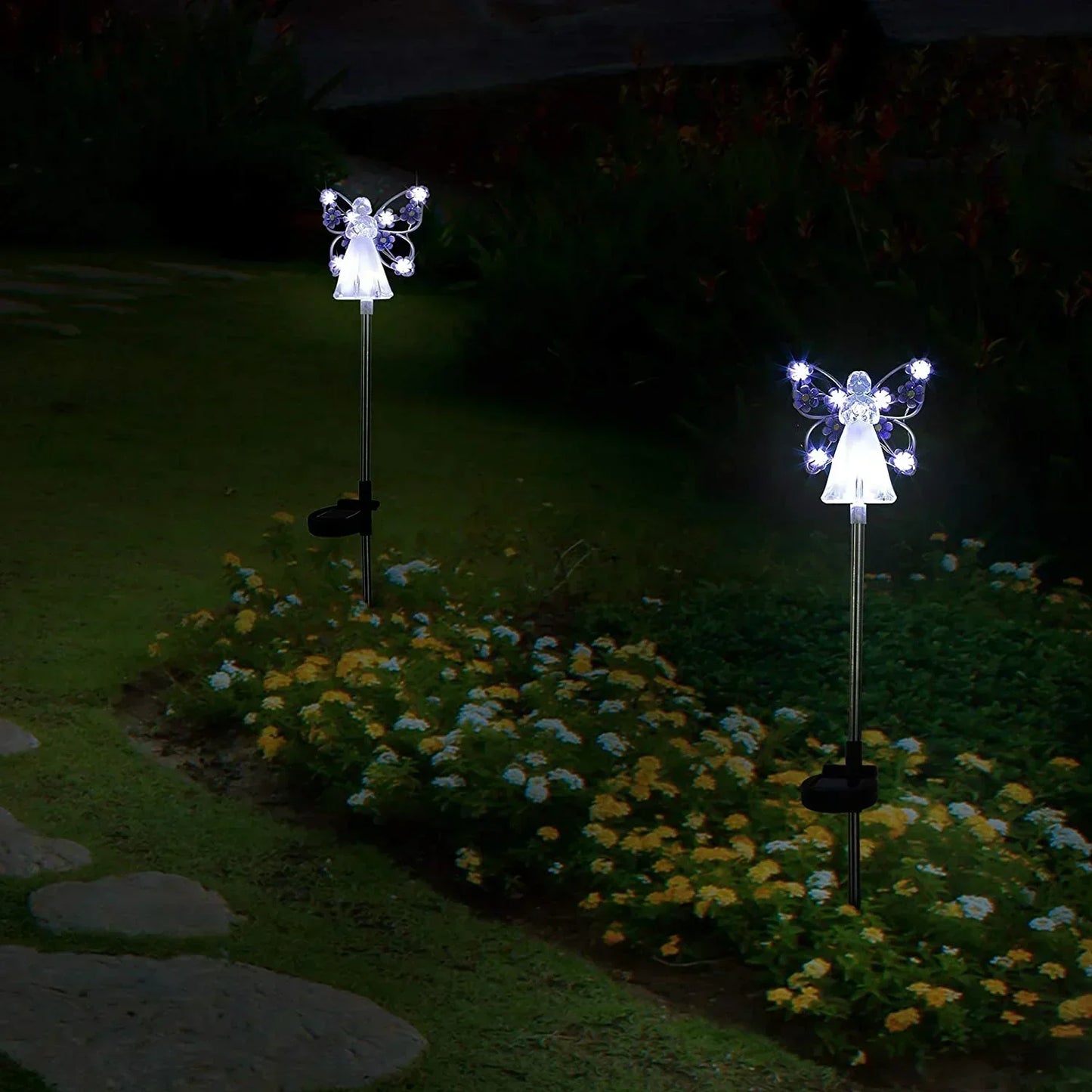 Skorter | SolarAngel - LED Garden lamp with solar energy with angel design - Weatherproof outdoor lighting