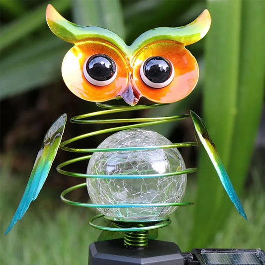 Skorter | Solar Garden Light Owl with Color Change – Decorative LED Outdoor Lighting for Garden and Yard