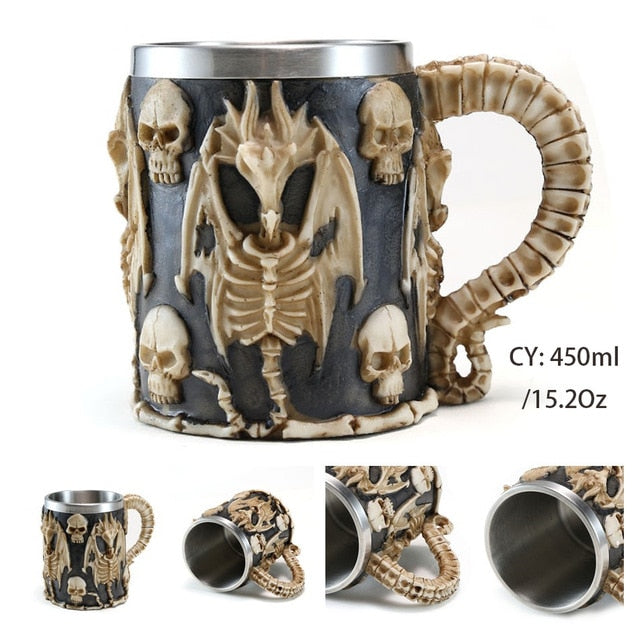Skorter | Fantasy Adventure Resin / Stainless Steel Mug