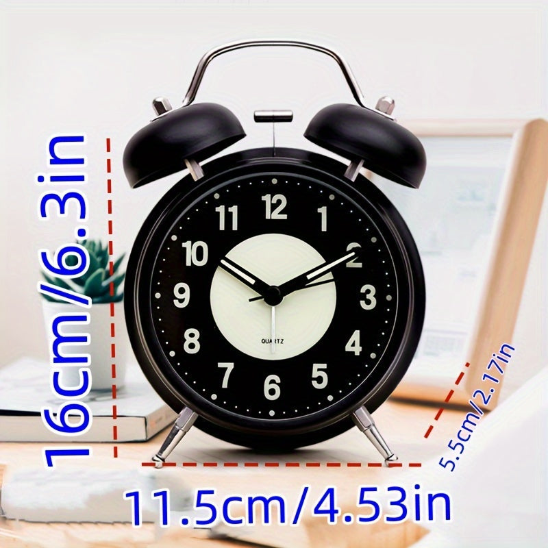 Skorter | GlowClock - Silent Luminous Alarm Clock in Metal