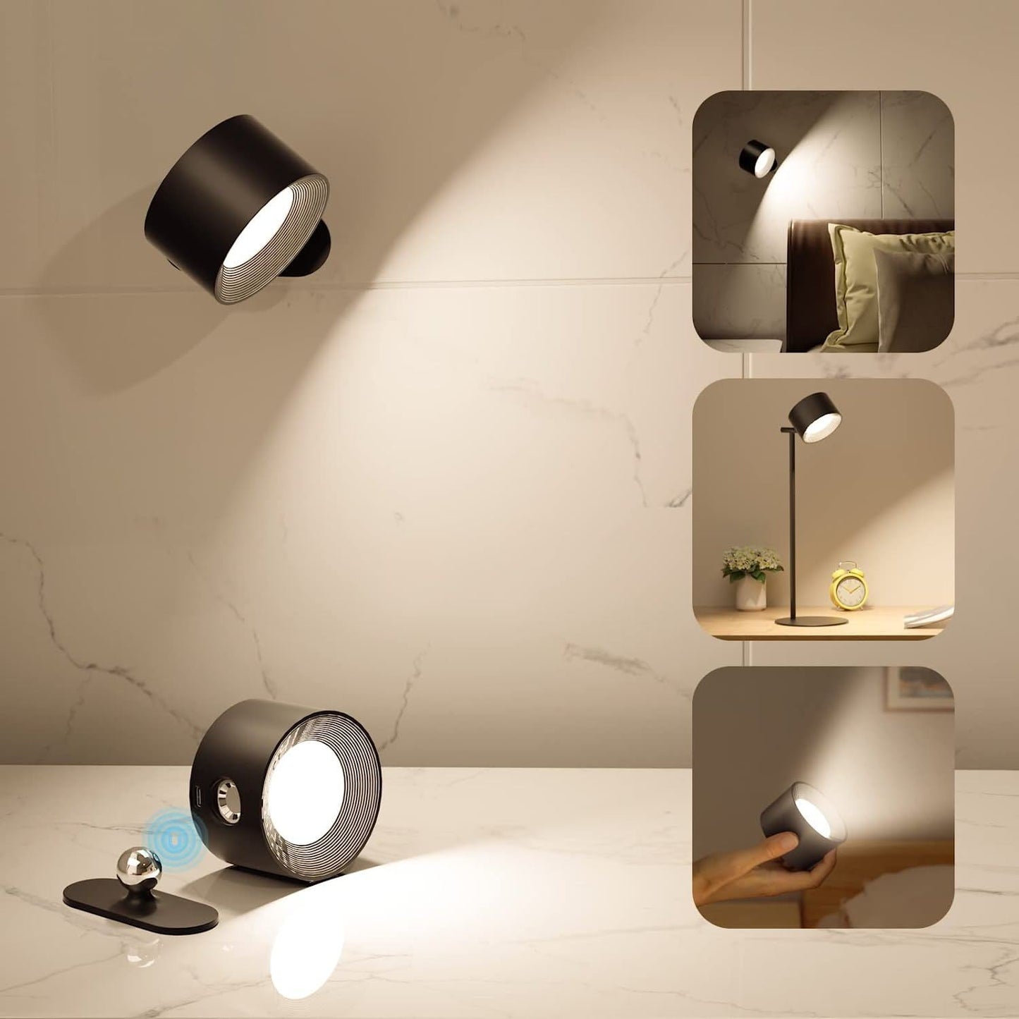 Skorter | Luminex Round Wireless Wall Lamp