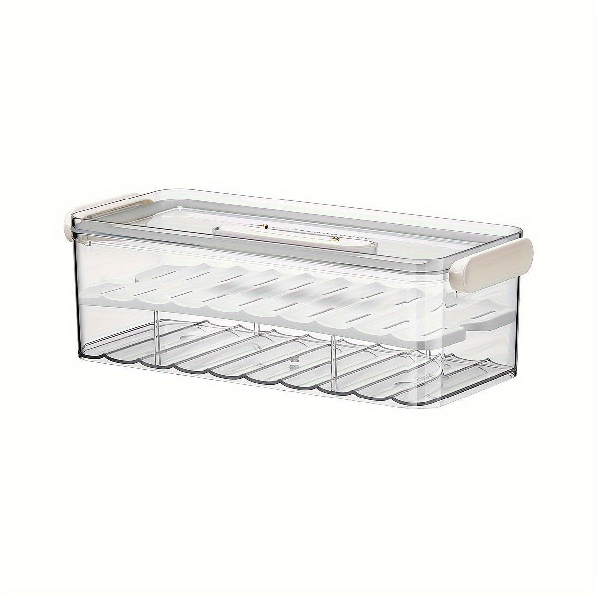 Skorter | 1 pc Refrigerator Storage Box – Food Safe PET Storage Container, Single/Double Layer