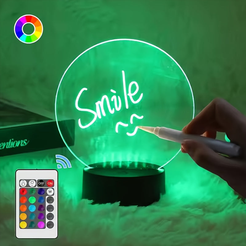 Skorter | 3DGlow - LED Night Light with 16 Color Changes and USB/Battery Power