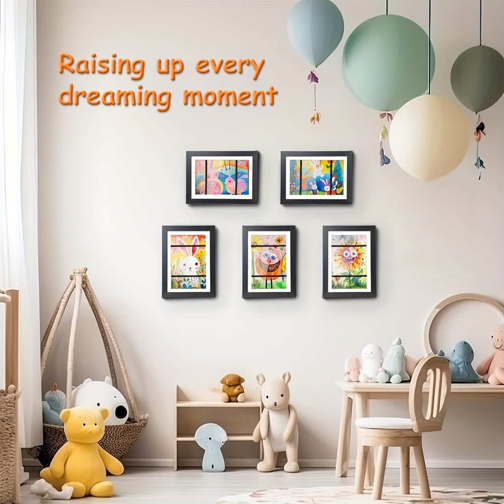 Skorter | 1 Piece Flip Picture Frame - A4 Size Magnetic Picture Frame for Living Room, Office and Gifts