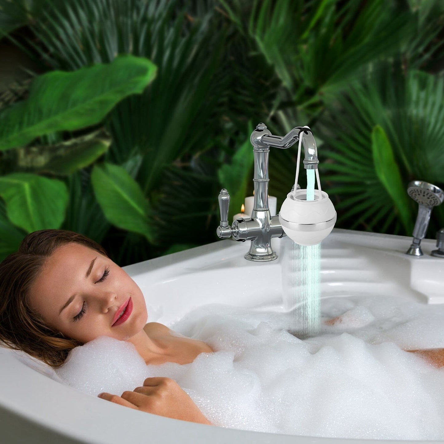 Skorter | 8 Step Bath Ball Filter 2,500 Gallons Filtering BPA Free