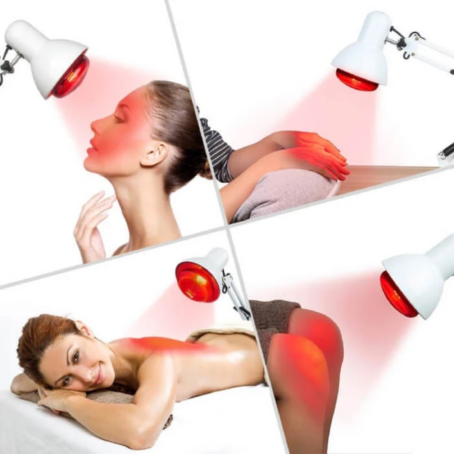 Skorter | Red Light Therapy Lamp for Skin - Infrared Heating with Tripod Stand