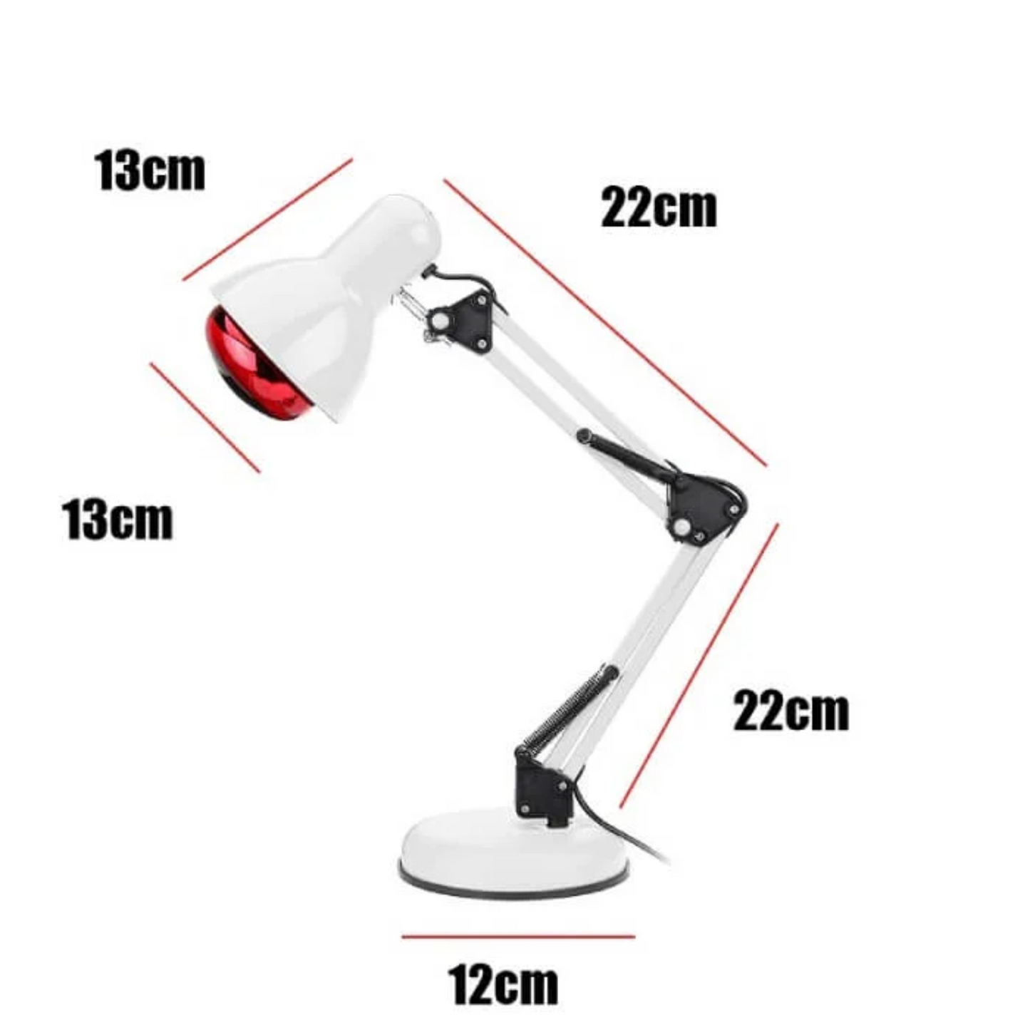 Skorter | Red Light Therapy Lamp for Skin - Infrared Heating with Tripod Stand
