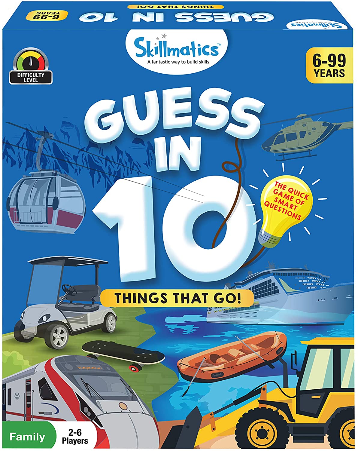 Skorter | Skillmatics Educational Game: Animal Planet - Guess in 10 (Ages 6-99) | Card Game of Smart Questions | General Knowledge for Kids, Adults and Families | Gifts for Boys and Girls