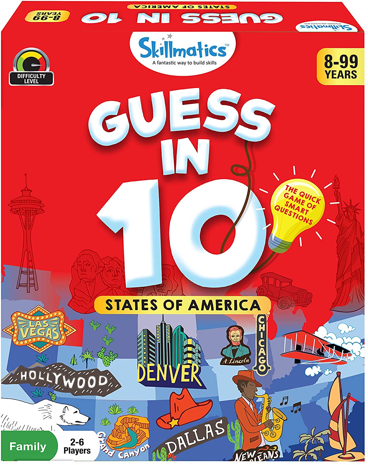 Skorter | Skillmatics Educational Game: Animal Planet - Guess in 10 (Ages 6-99) | Card Game of Smart Questions | General Knowledge for Kids, Adults and Families | Gifts for Boys and Girls