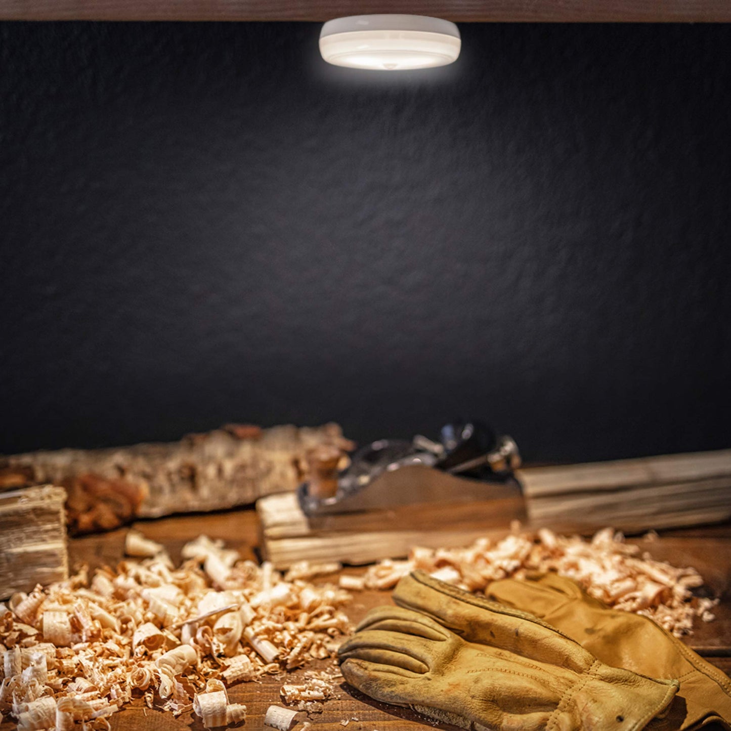 Skorter | Brilliant Evolution 6-Pack Wireless LED Motion Sensor Lights - Battery-Powered Under-Cabinet Lighting