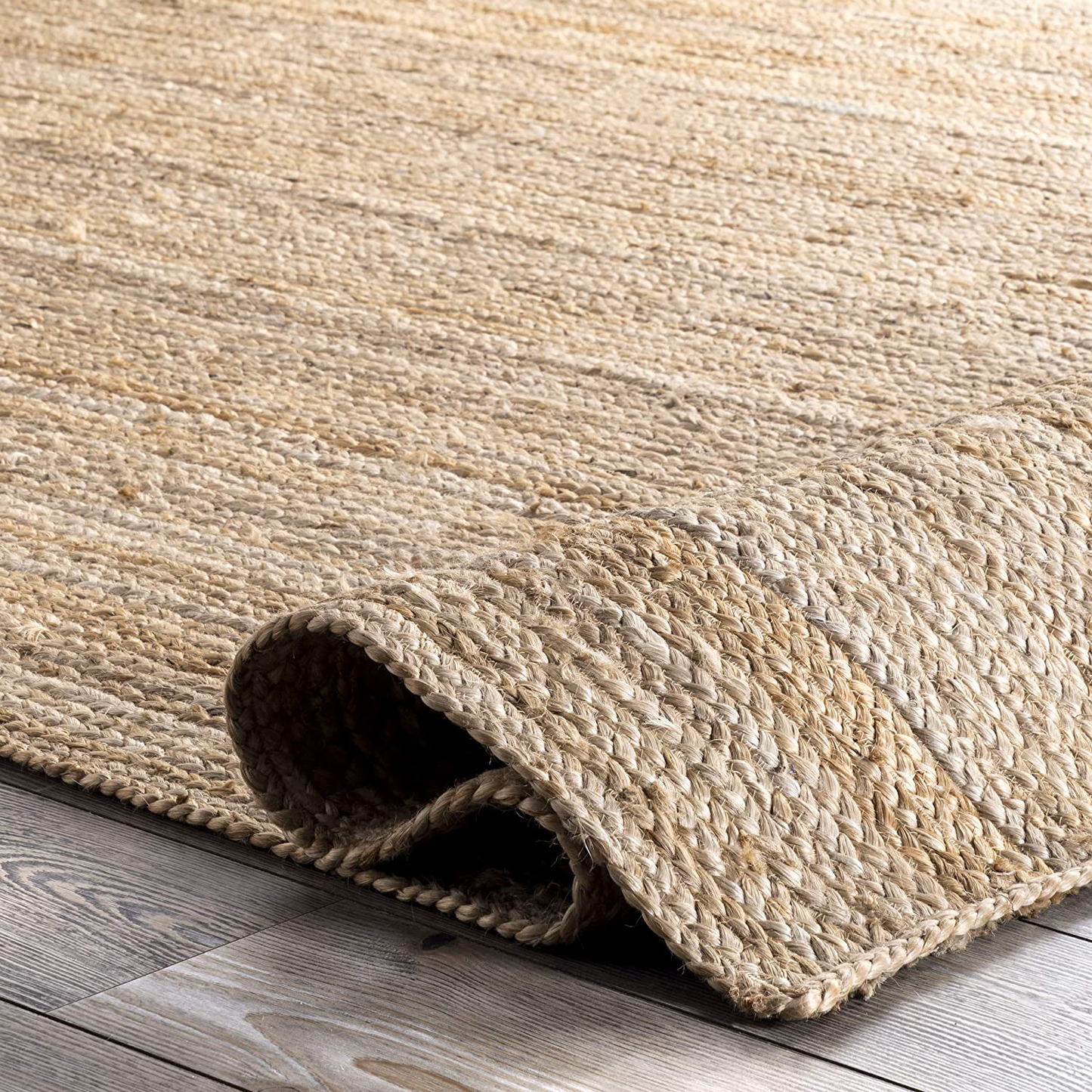Skørter | nuLOOM Rigo Handwoven Kitchen Jute Accent Rug, 2' 3" x 4', Natural
