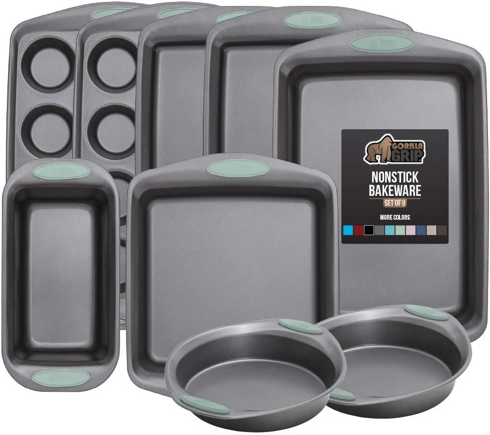 Skørter | Multipack Gorilla Grip Bakeware Sets, Nonstick, Heavy Duty Carbon Steel