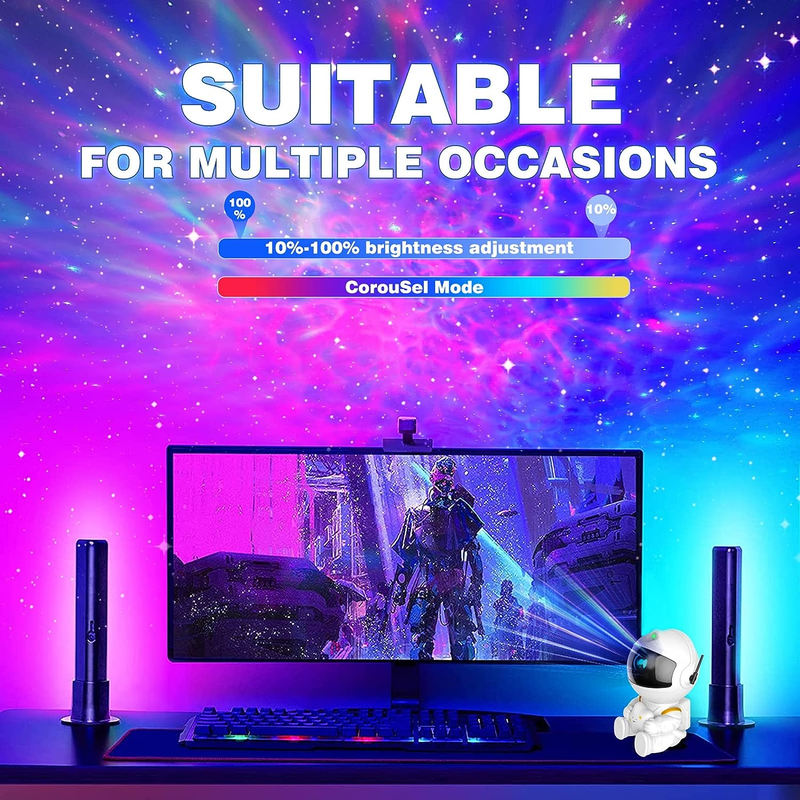 Skørter | Astronaut Galaxy Night Light Projector