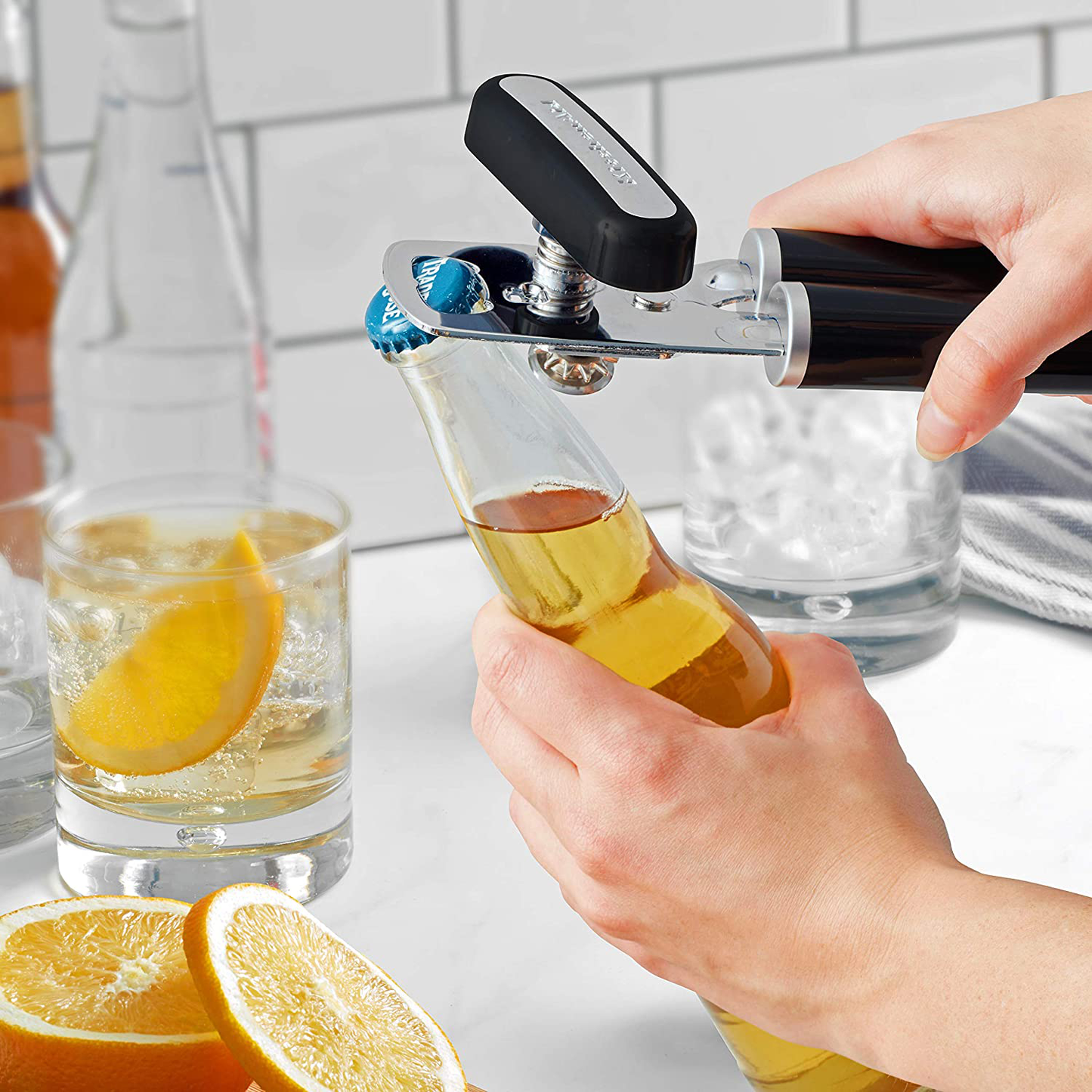 Skørter | KitchenAid Classic Multifunction Can Opener / Bottle Opener, 8.34 inches, Aqua Sky