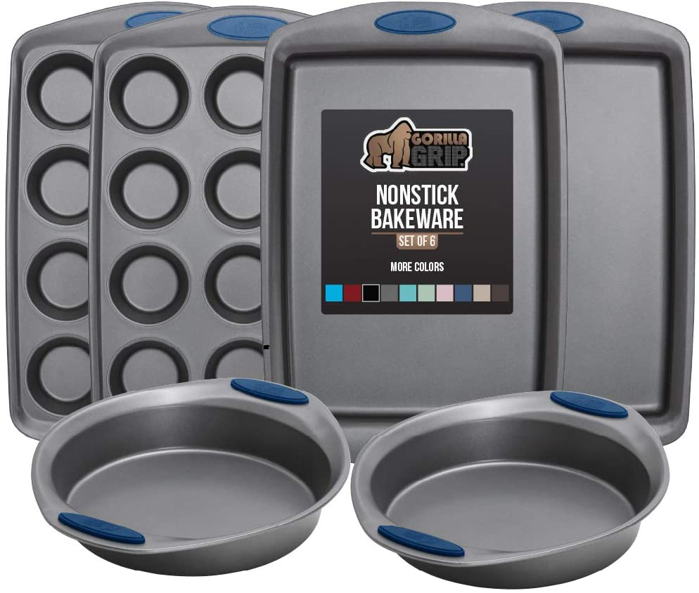 Skørter | Multipack Gorilla Grip Bakeware Sets, Nonstick, Heavy Duty Carbon Steel