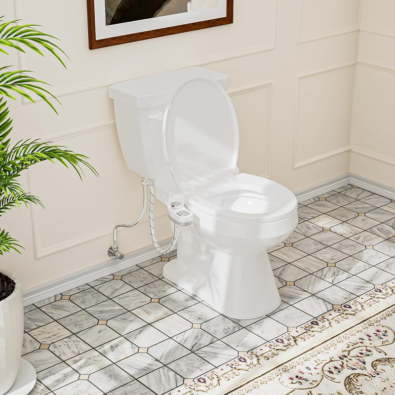 Skørter | Double nozzle bidet holder for toilet - Adjustable