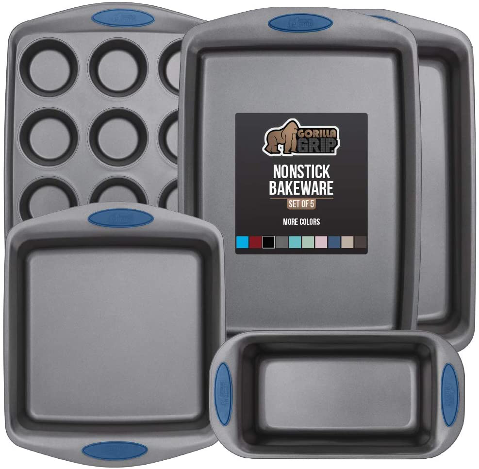 Skørter | Multipack Gorilla Grip Bakeware Sets, Nonstick, Heavy Duty Carbon Steel