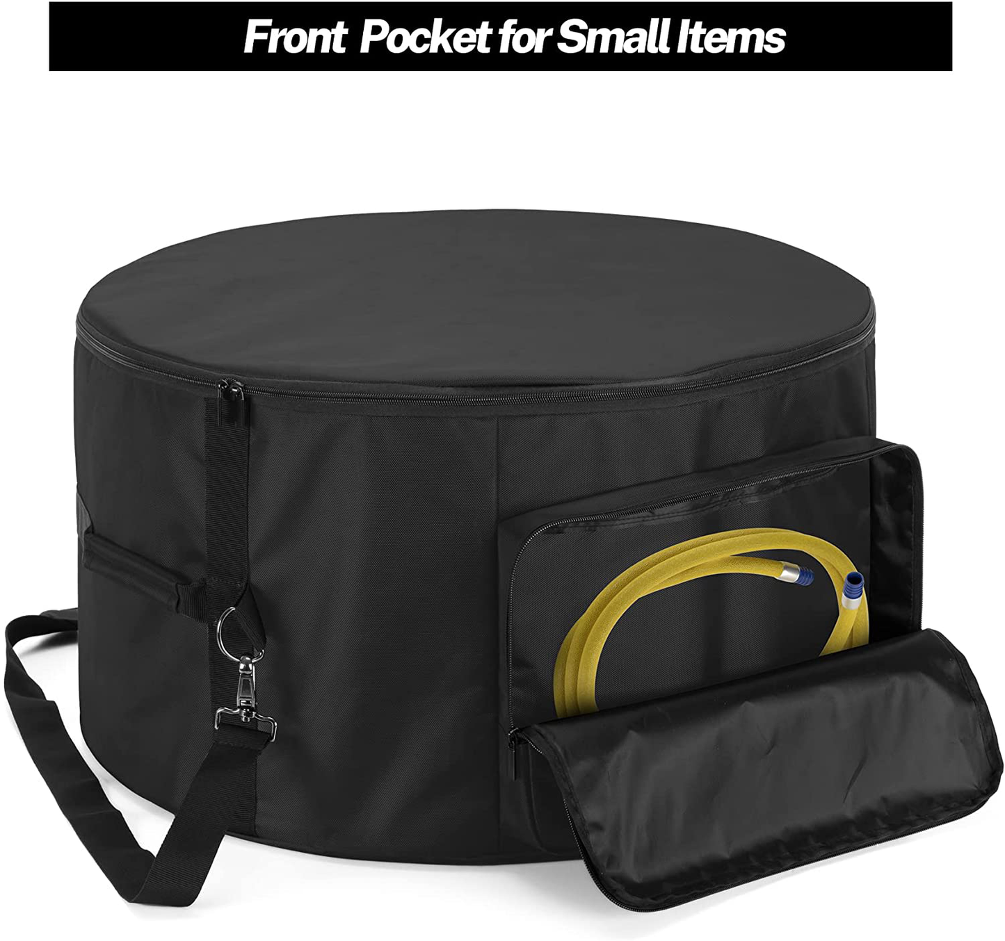 Skørter | SAMDEW 24-inch outdoor fire pit bag compatible with Outland Firebowl model 883 885, Firebowl travel carry axe for 24-inch diameter propane gas fire pit, black, bag only