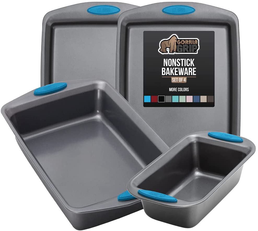 Skørter | Multipack Gorilla Grip Bakeware Sets, Nonstick, Heavy Duty Carbon Steel