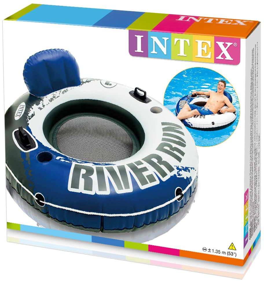 Skorter | Intex River Run I Sport Lounge, Inflatable Water Float, 53" Diameter