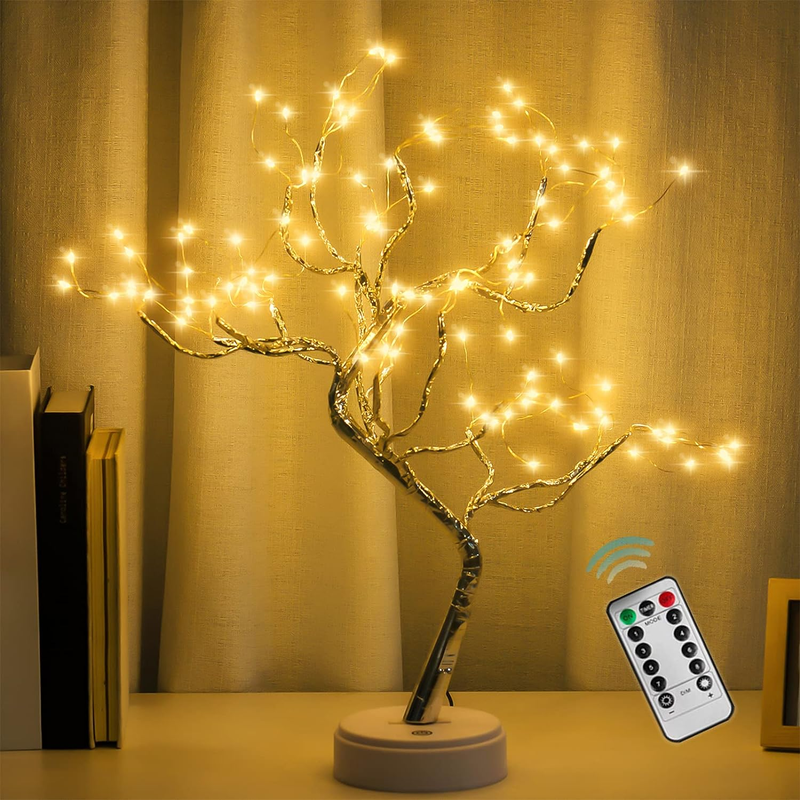 Skorter | 20" 108 LED Table Bonsai Tree Light - Battery/USB Powered