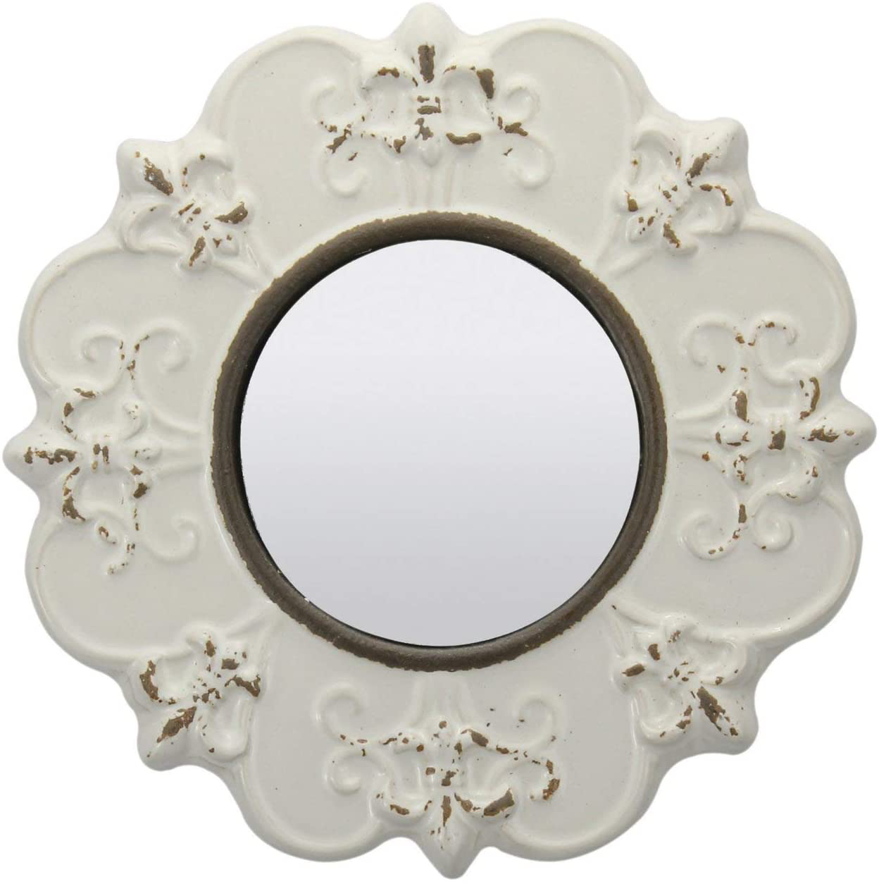 Skørter | Stonebriar White Hanging Wall Mirror, 8"