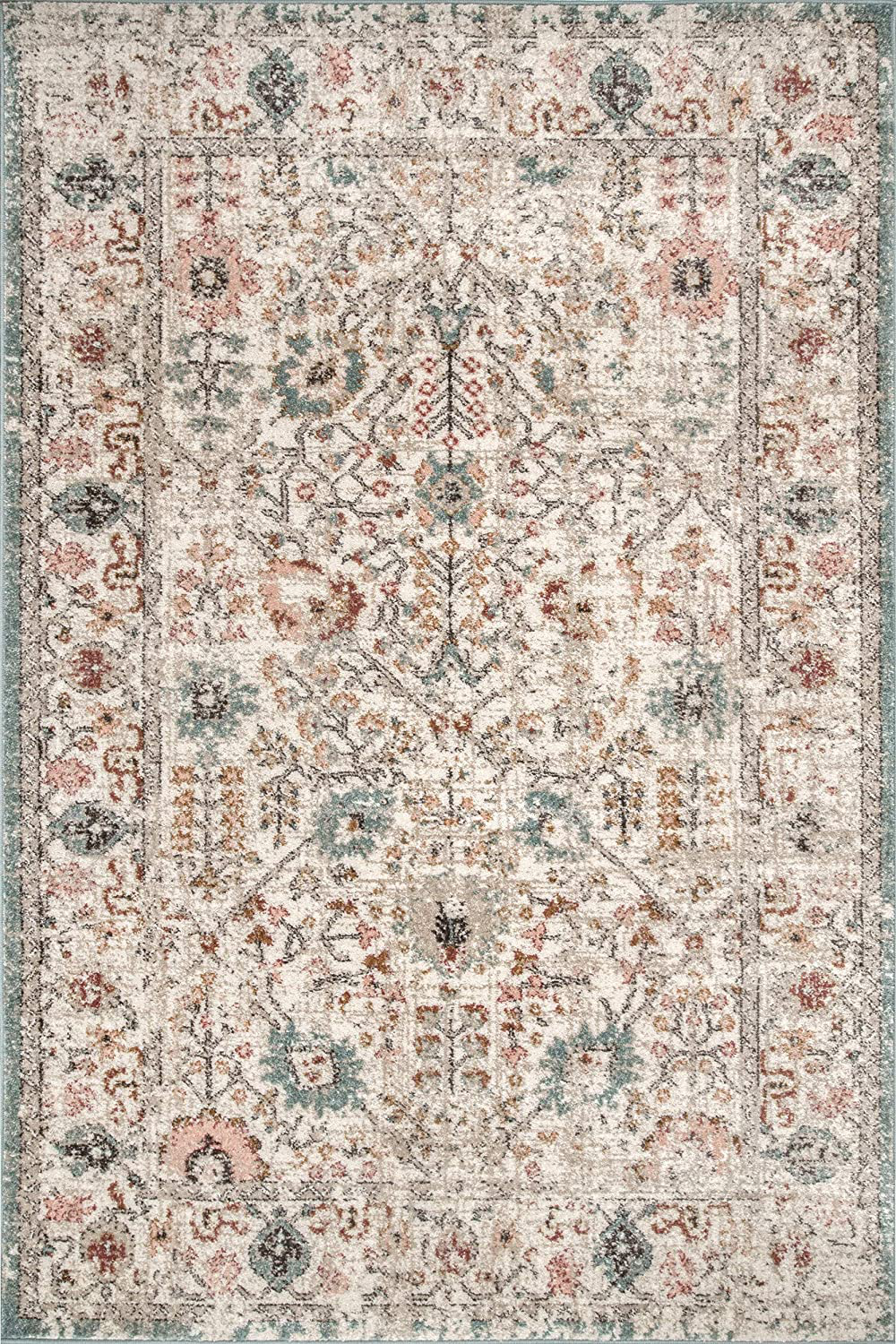 Skørter | nuLOOM Rose Persian Vintage Runner Rug, 2' 6" x 6', Beige