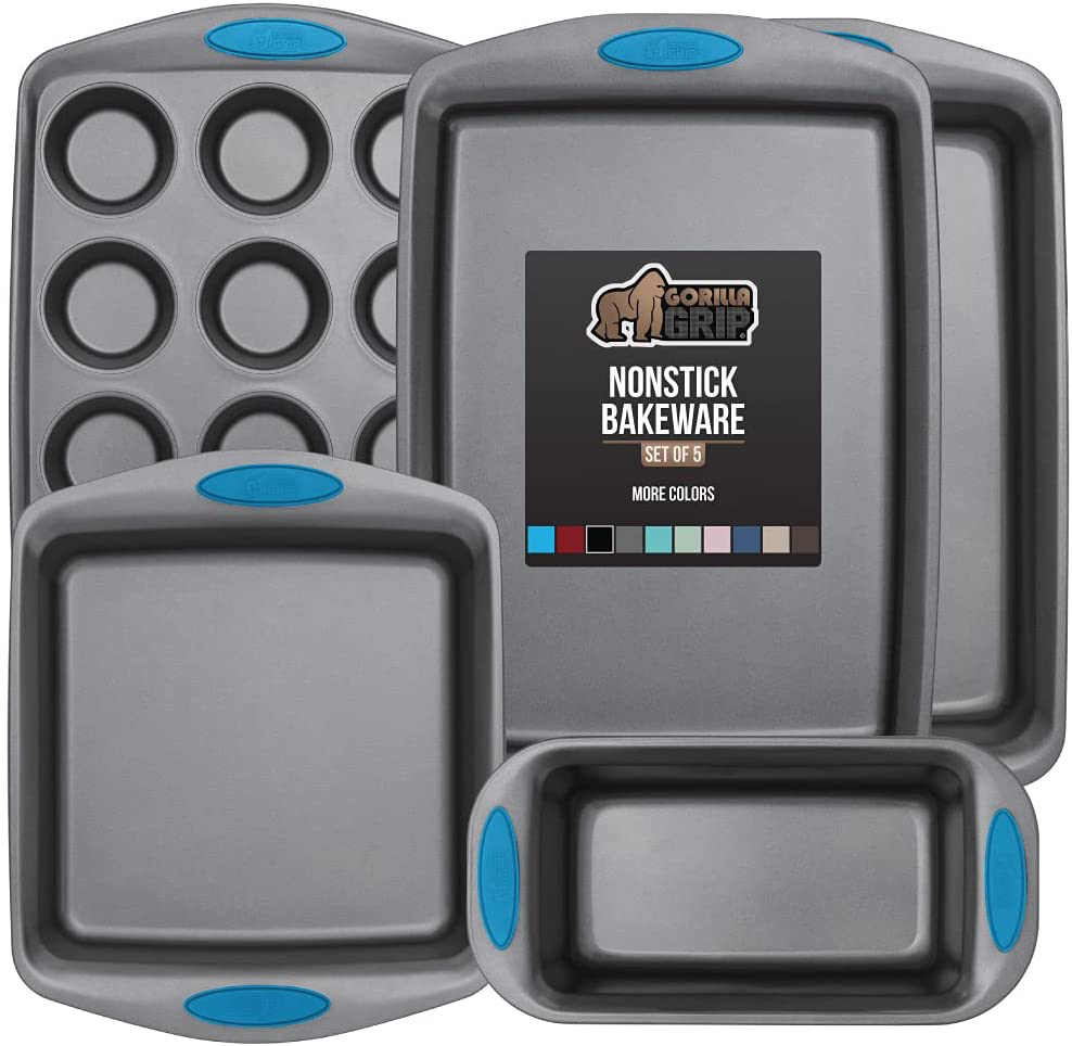 Skørter | Multipack Gorilla Grip Bakeware Sets, Nonstick, Heavy Duty Carbon Steel