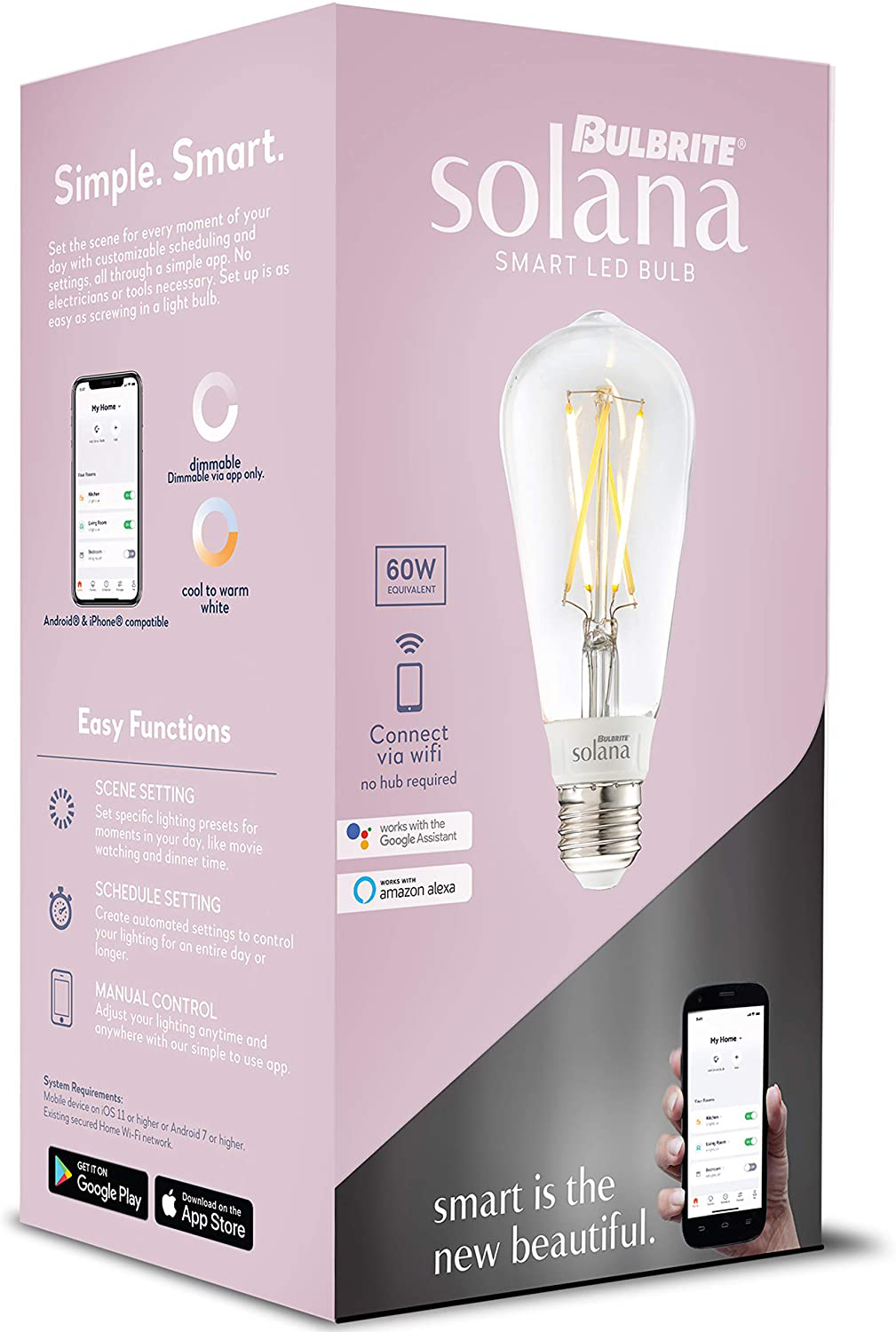 Skorter | WiFi-connected Edison filament LED smart light bulbs