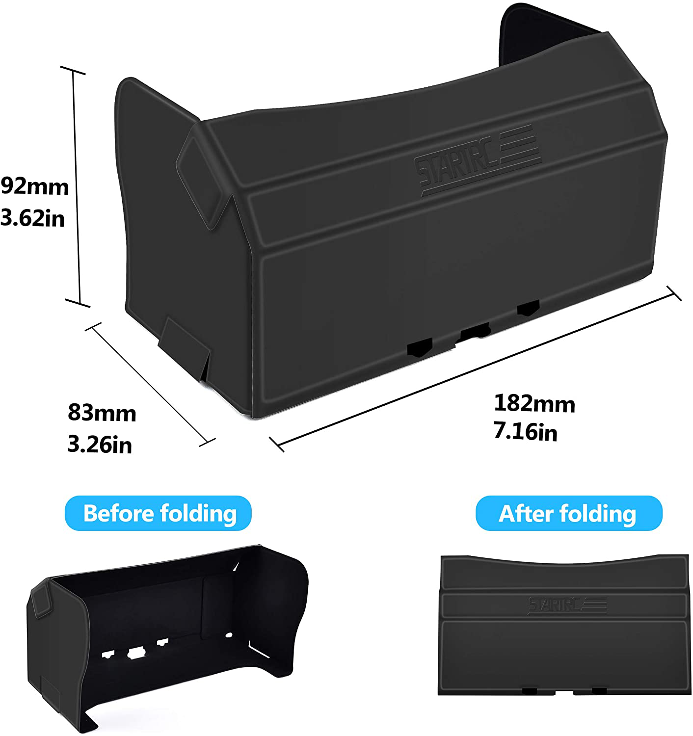 Skørter | STARTRC Sunshade for DJI Mini 2/Mavic Air 2/DJI Air 2S Controller Accessories for 4.4-7.1 inch Smartphone Screen
