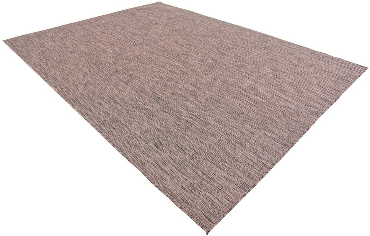 Skørter | Unique Loom Solid Collection Casual Transitional Indoor and Outdoor Flatweave Runner Rug, 2' x 6', Dark Blue/Light Blue