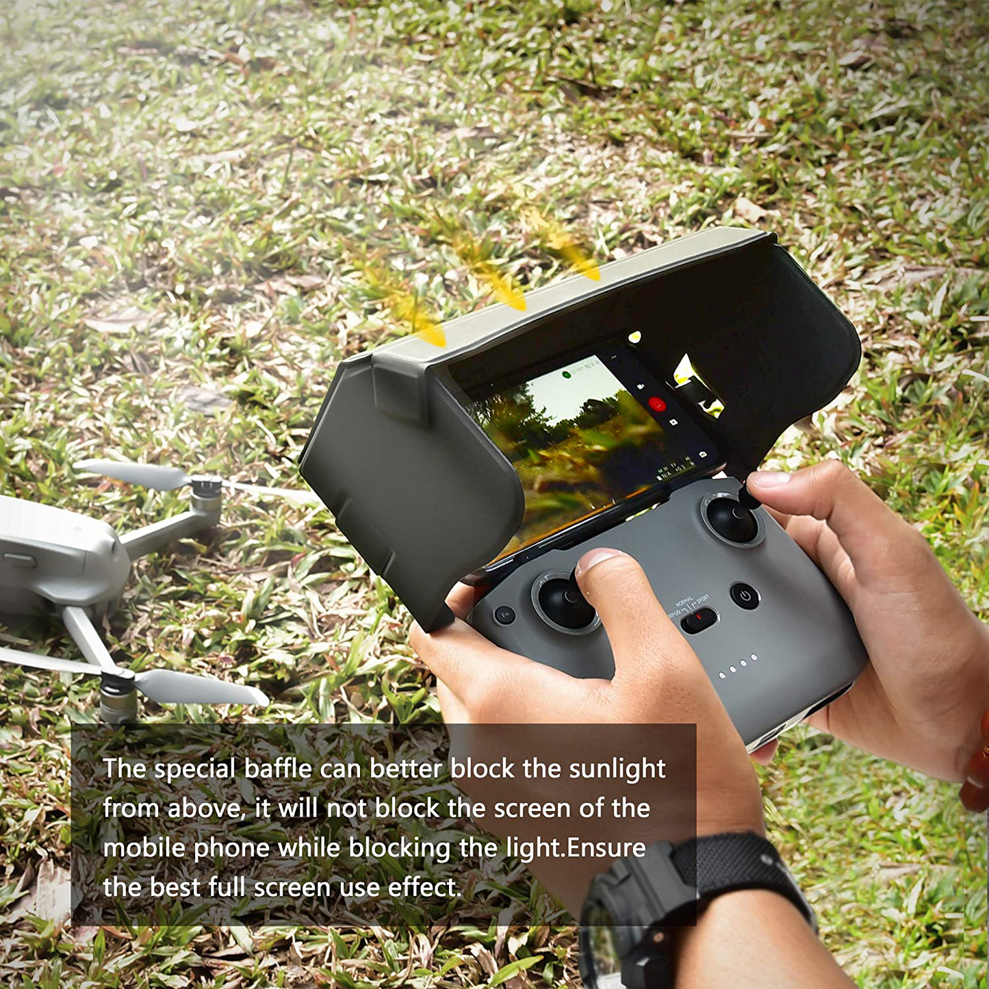 Skørter | STARTRC Sunshade for DJI Mini 2/Mavic Air 2/DJI Air 2S Controller Accessories for 4.4-7.1 inch Smartphone Screen