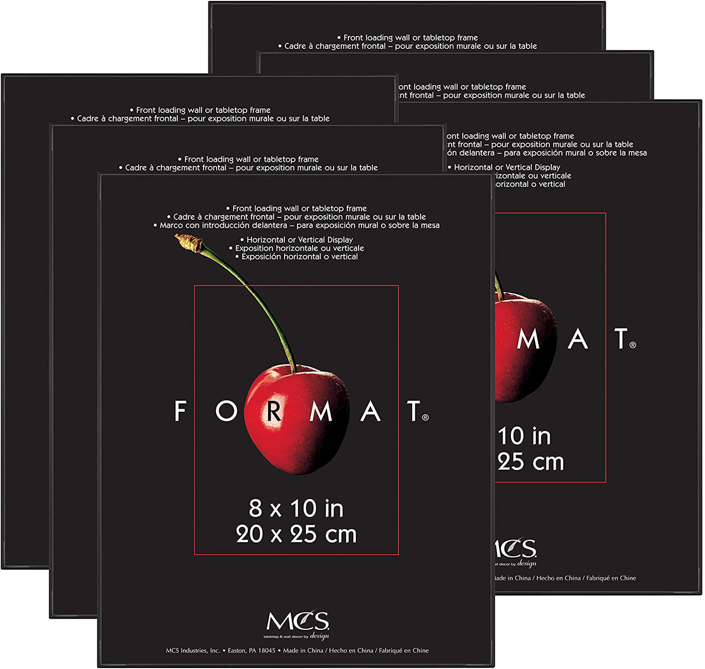 Skørter | MCS Format Frames, 8 x 10 inches, Black, 6 Count