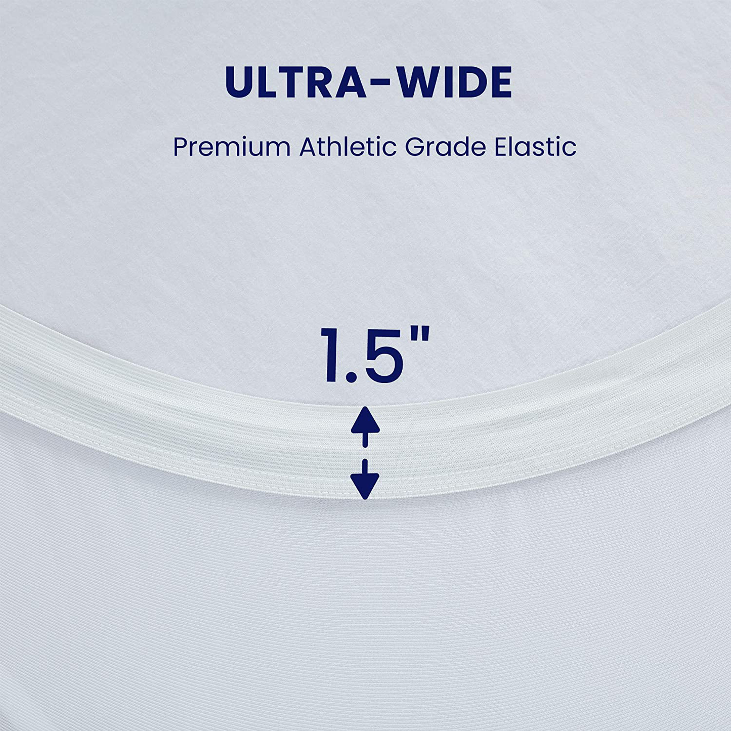 Skorter | Sleep Zone Premium Mattress Protector Cooling Overfilled Fluffy Soft Topper Zone Construction Up to 21 Inch Deep Pocket with Athletic Quality Elastic Edge, White, Queen
