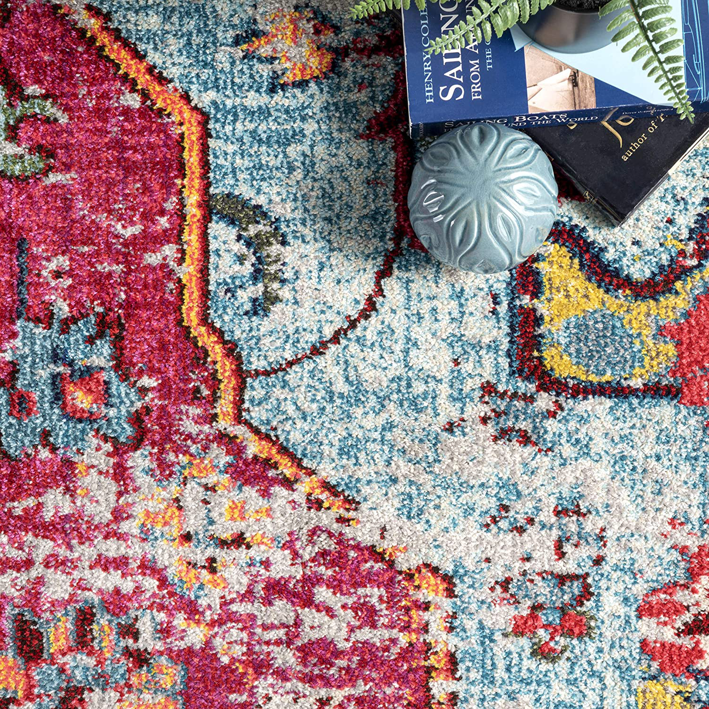 Skørter | nuLOOM Corbett Vintage Boho Accent Rug, 2' x 3', Multi