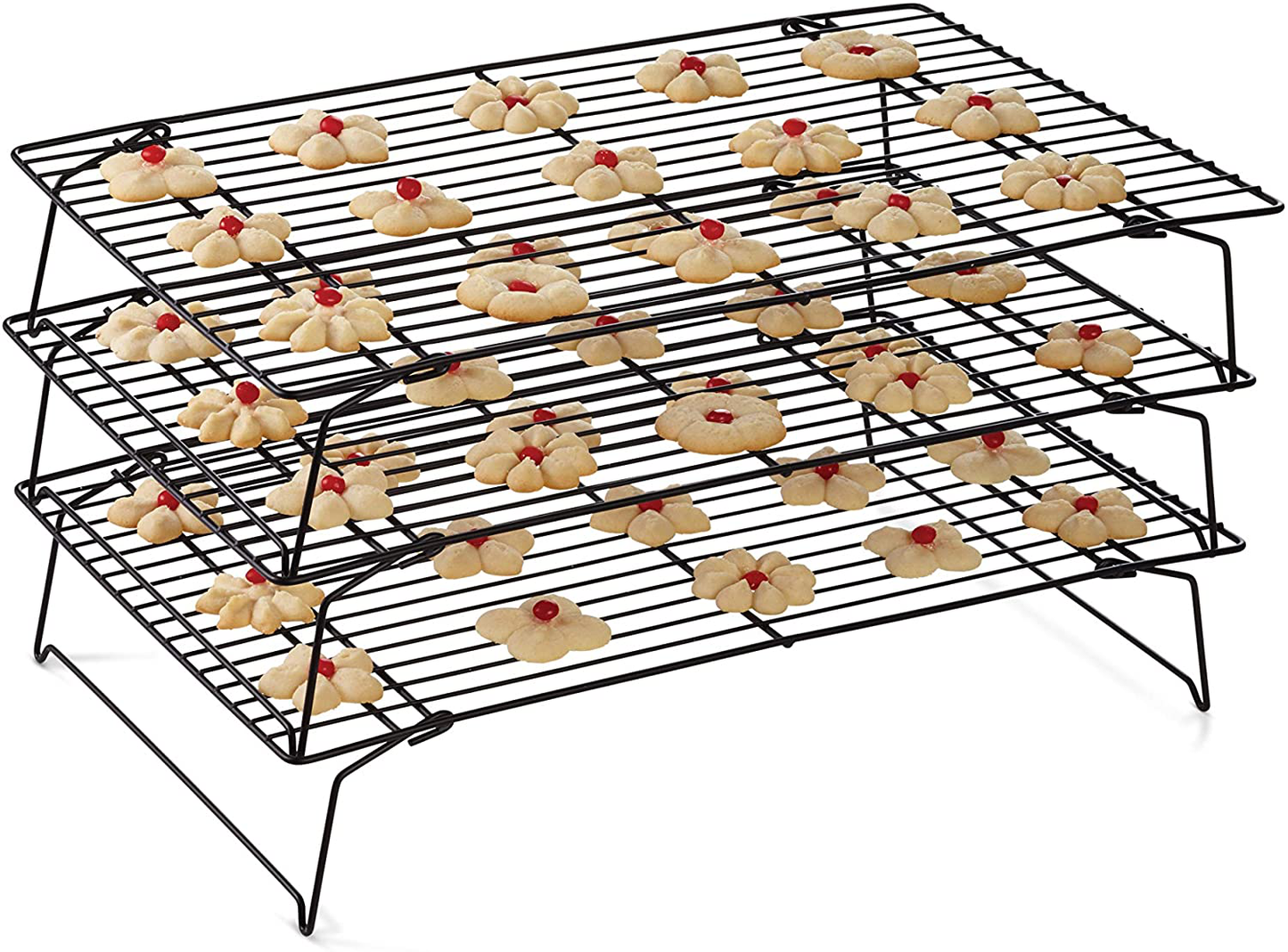 Skørter | Wilton Excelle Elite 3-Tier Cooling Rack for Cakes, Cookies and More