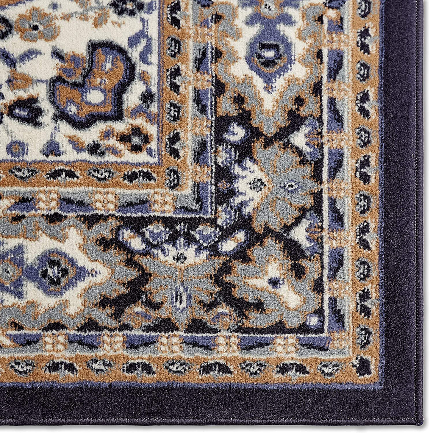 Skørter | Home Dynamix Premium Sakarya Traditional Medallion Border Rug, Porcelain, 5'2"x7'4" Rectangle