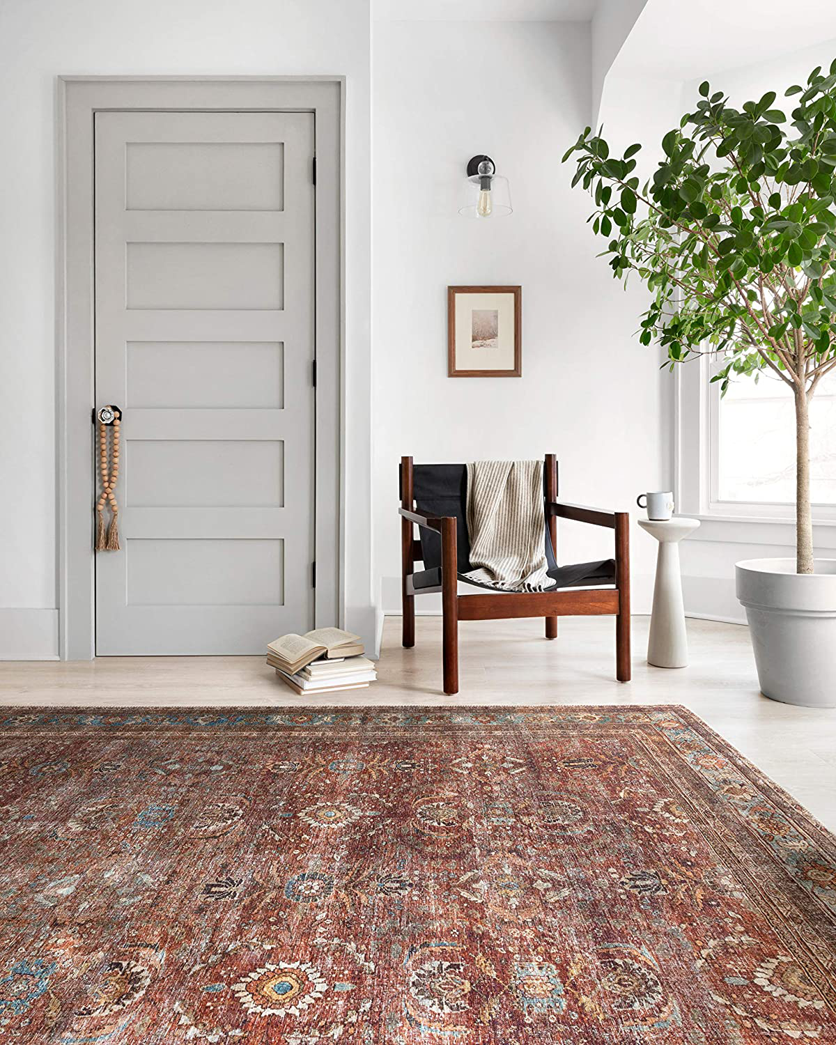 Skørter | Loloi II Layla LAY-02 Spice Traditional Runner Rug 2'-6" x 7'-6"