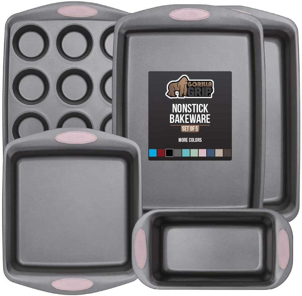 Skørter | Multipack Gorilla Grip Bakeware Sets, Nonstick, Heavy Duty Carbon Steel