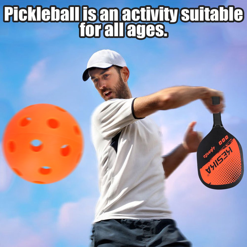 Skorter | 6 Piece Pickleball Paddle Set with 4 Pickleball Balls and Carrying Case